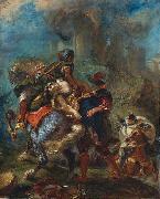 Eugene Delacroix The Abduction of Rebecca Spain oil painting artist
